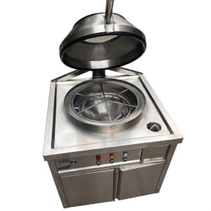 Integrated intelligent steaming powder machine
